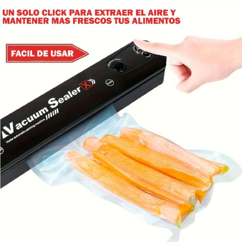 Sellador al Vacío Vacuum Sealer® | Conservación de Alimentos Profesional y Eficiente