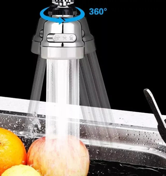 Grifo Ahorrador de Agua 360° - Rotación Completa y Control de Flujo para Ahorro Máximo | Fácil Instalación