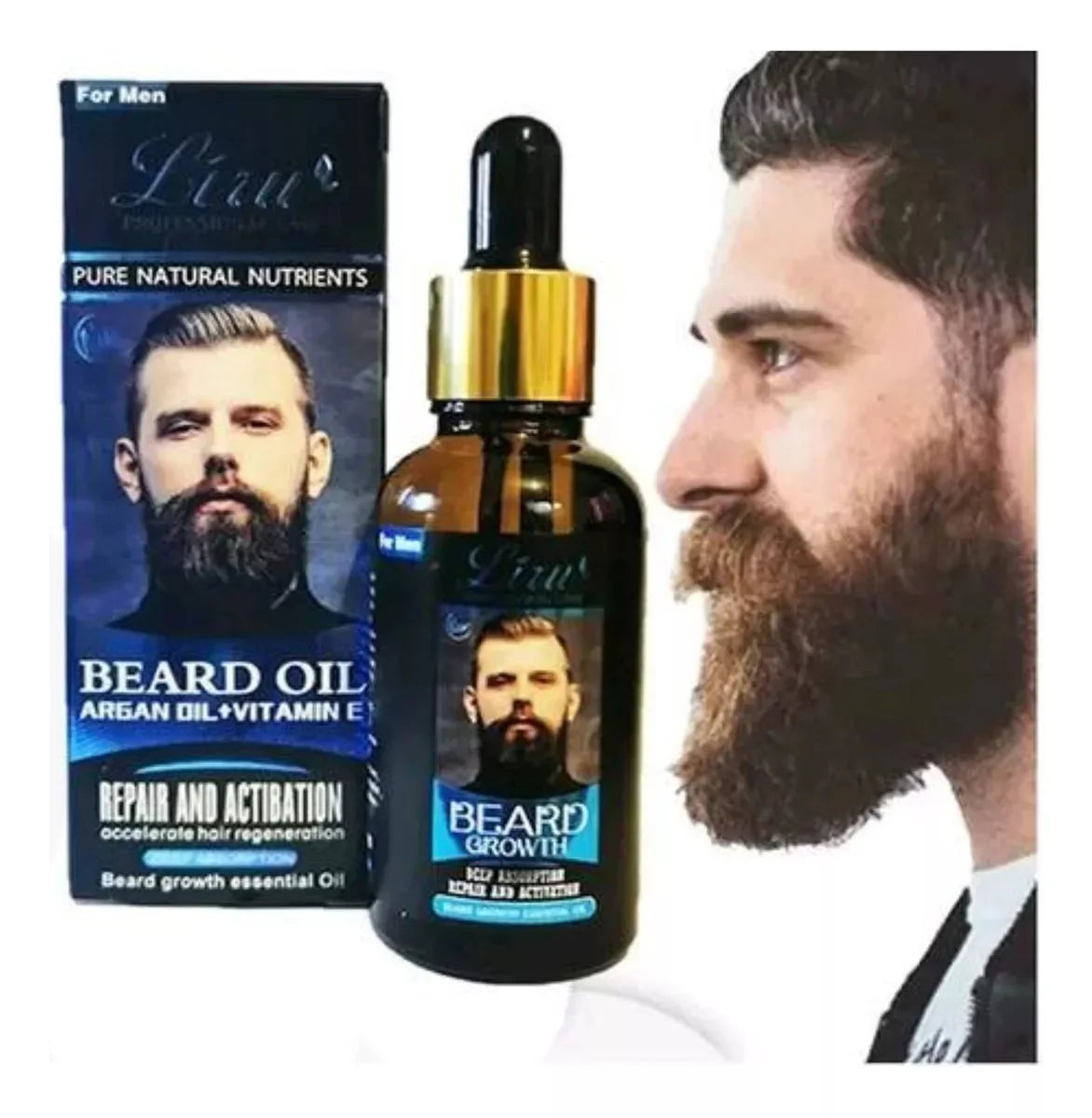 Serum para Barba y Bigote - Oferta del Año | Crecimiento, Nutrición y Estilo para Tu Barba