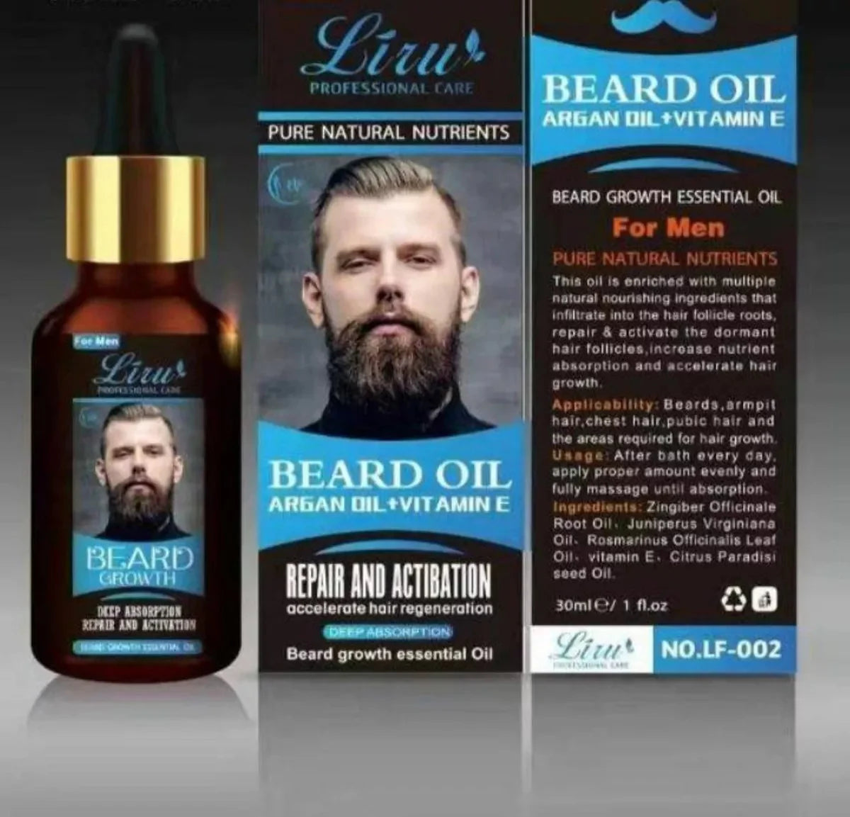 Serum para Barba y Bigote - Oferta del Año | Crecimiento, Nutrición y Estilo para Tu Barba