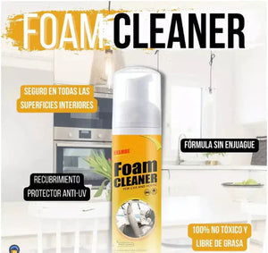 Foam Cleaner - Limpiador Espumoso No.1 en el Mundo para Todo Tipo de Superficies | Limpieza Eficiente y Profunda