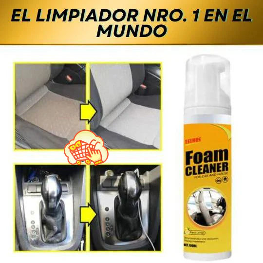 Foam Cleaner - Limpiador Espumoso No.1 en el Mundo para Todo Tipo de Superficies | Limpieza Eficiente y Profunda